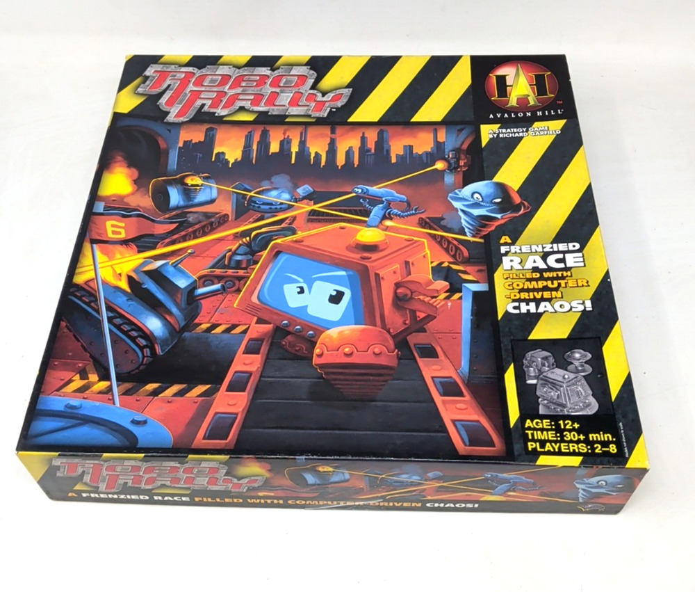 Robo Rally Board Game 2005 Avalon Hill Richard Garfield Strategy Complete CIB
